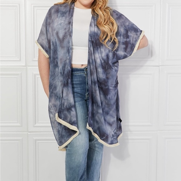 Cloud Rush Swim Cover-Up Kimono - Picture 6 of 10